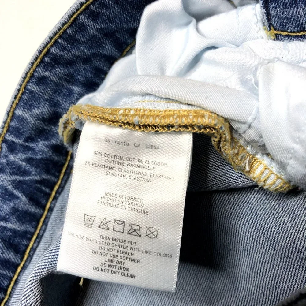 Pilcro and the Letterpress by Anthropologie Slim Boyfriend Denim‎ Shorts Size 28